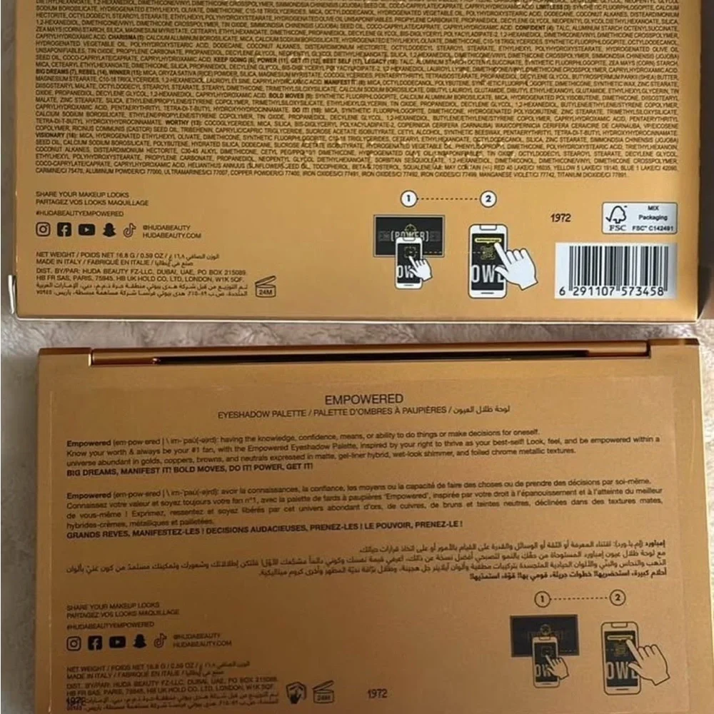 HUDA BEAUTY|Empowered~Eyeshadow Palette|BNIB